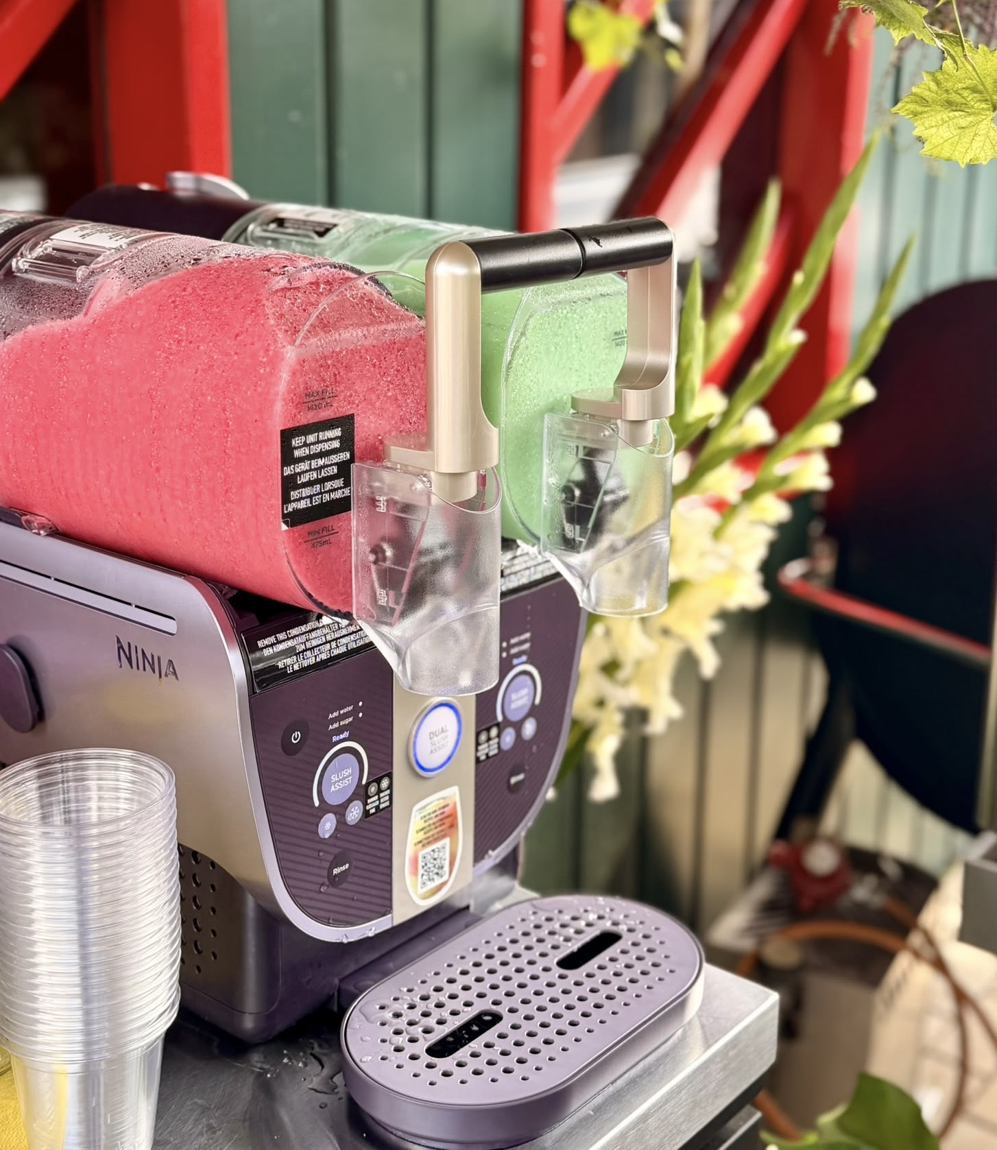 Twister Doppel-Slushmaschine im Einsatz